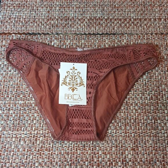 New BECA Bikini by Rebecca Virtue BRZ Hipster Fit Bikini Bottom New - Picture 1 of 4